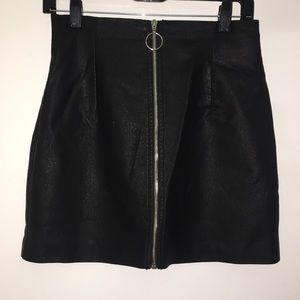 Faux Leather Mini